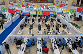 一帶一路暨金磚國家大賽第四屆3D打印造型技術決賽在中國開封開幕