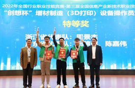 祝賀！國賽-“創想杯”增材制造設備操作員決賽隆重閉幕！