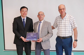 祝賀摩洛哥哈桑一世大學接收中方實訓設備和軟件捐贈