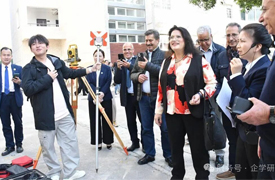 摩洛哥、突尼斯專家參訪廈門興才職業技術學院與國投智能信息股份有限公司